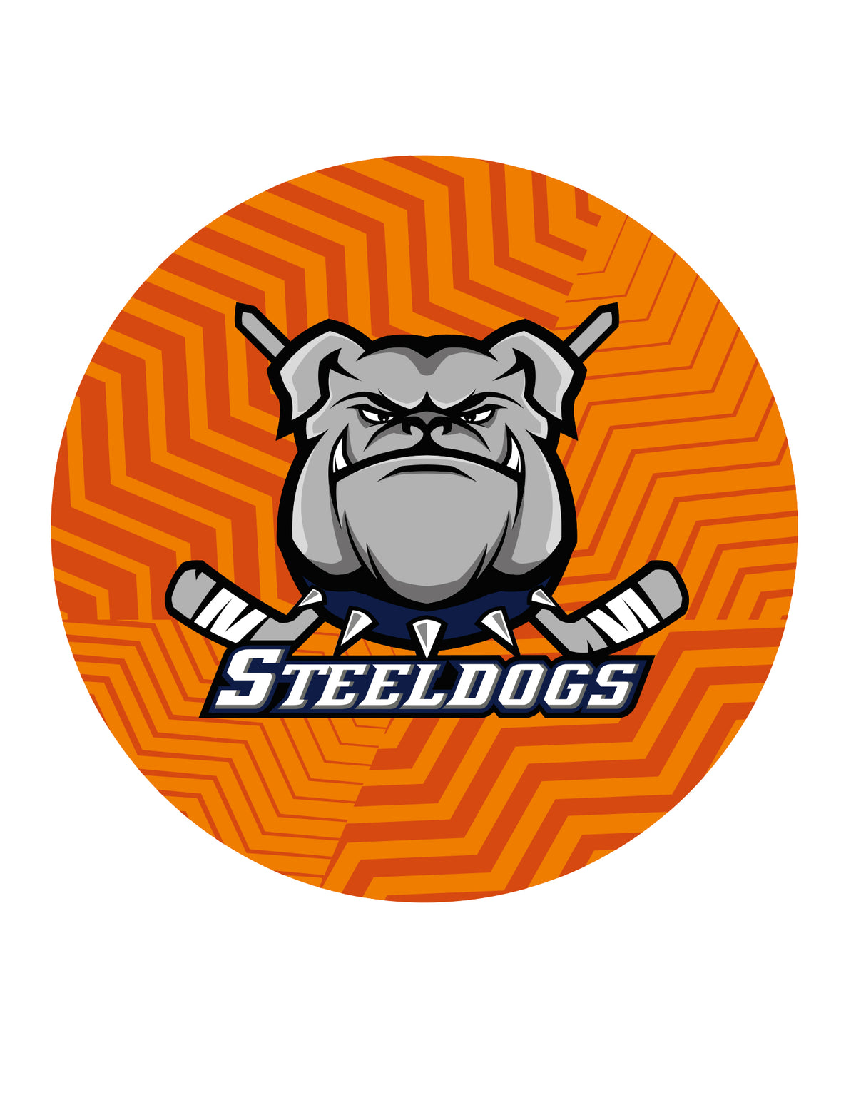 Steeldogs Round Coasters Pack of 4