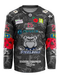 Steeldogs Remembrance GAME ISSUE Shirt