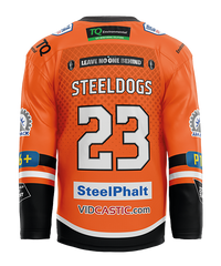 Steeldogs Orange Replica Player Jersey