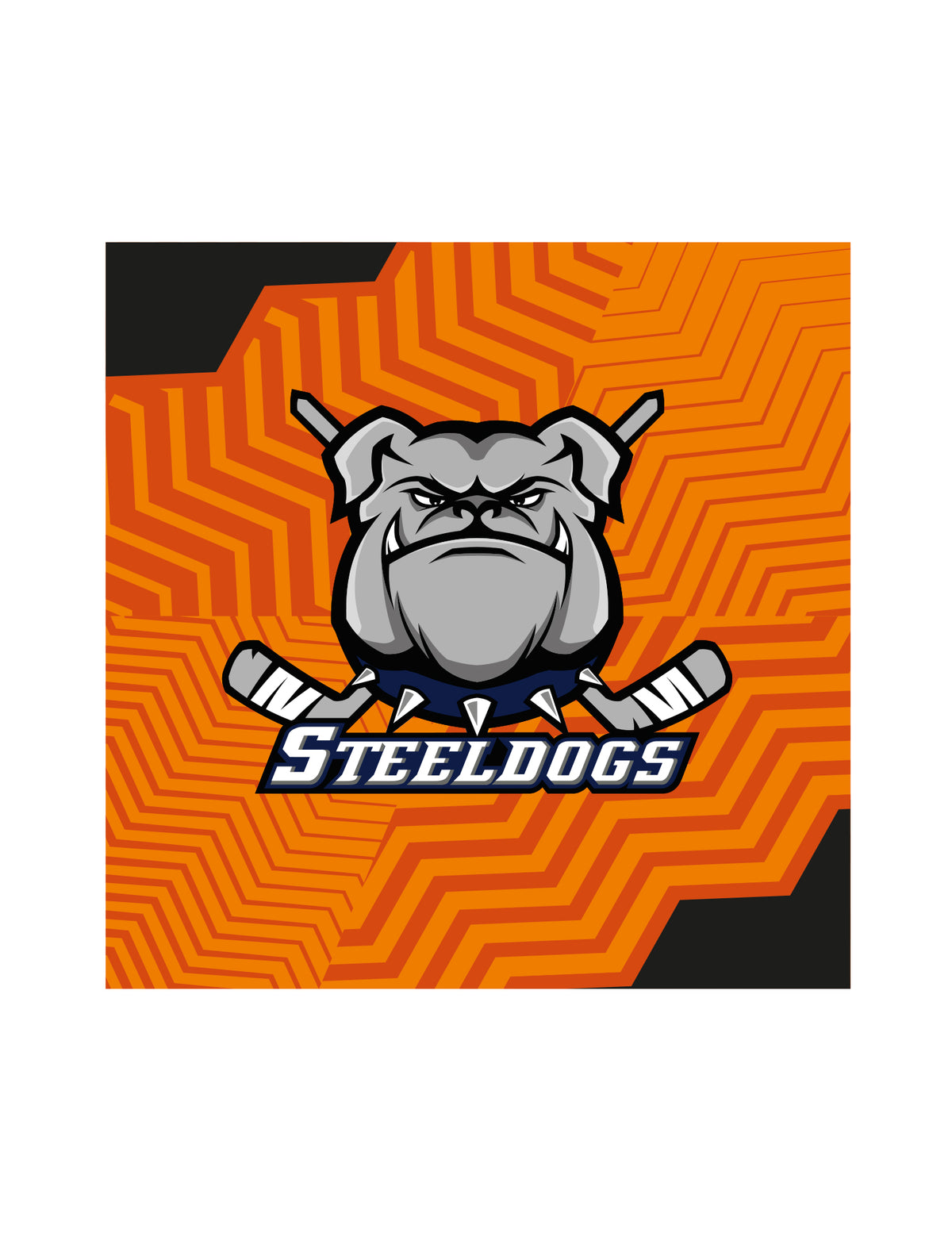 Steeldogs Square Coasters Pack of 4