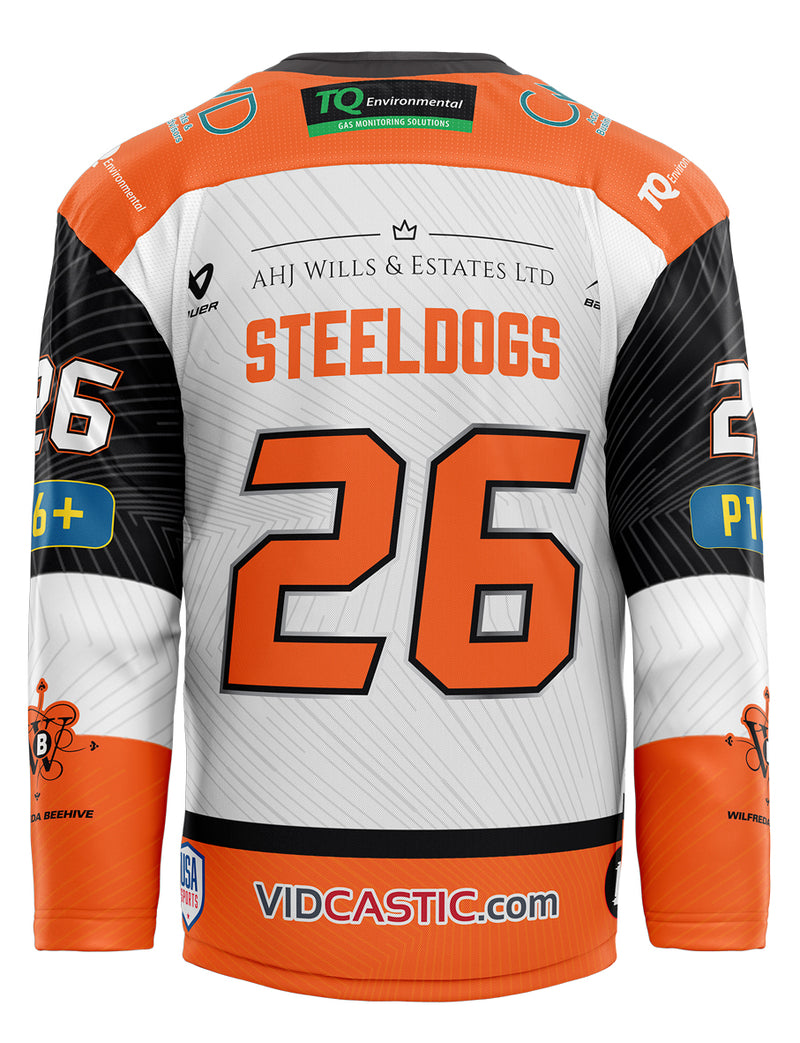 PRE-ORDER 2026/27 Steeldogs White Replica Jersey