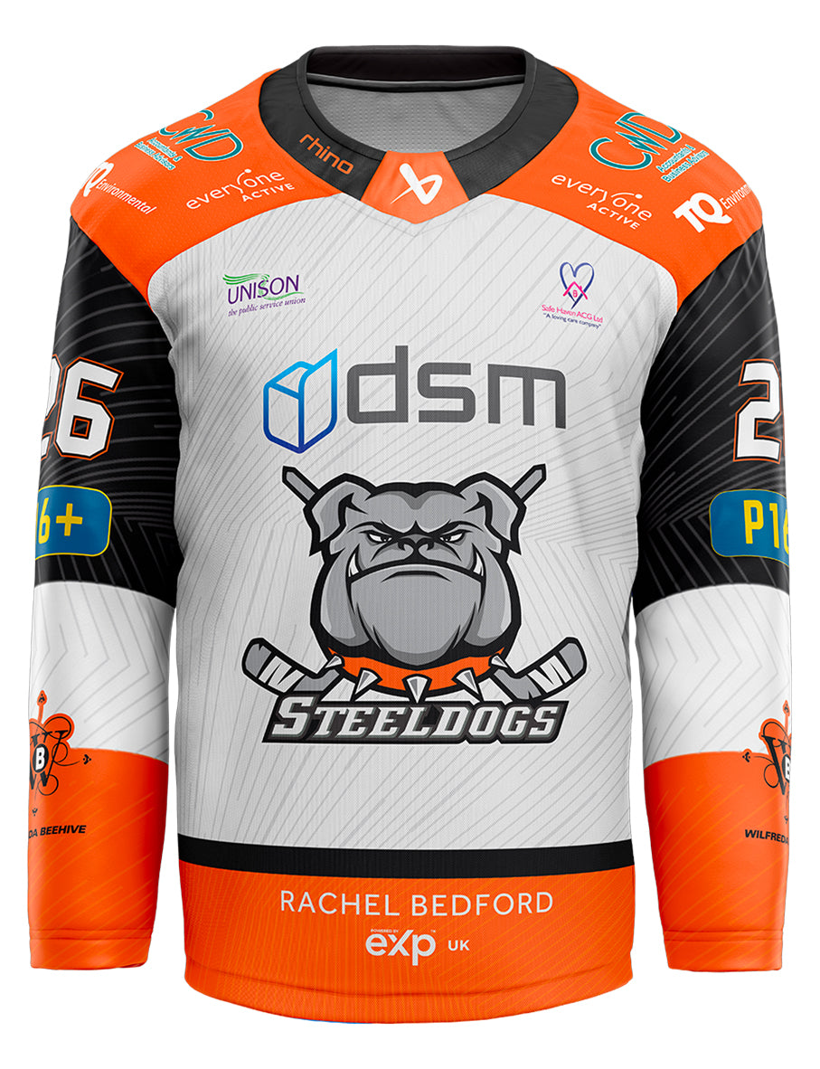 PRE-ORDER 2026/27 Steeldogs White Replica Jersey